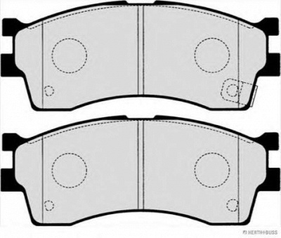 HERTH BUSS JAKOPARTS j3600308 -  Колодки тормозные дисковые передние, комплект